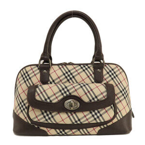 BURBERRY Brown Leather Bag